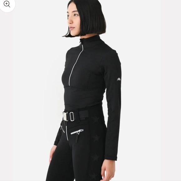 JETSET Ginger Half Zip Dual Base Layer Top Turtleneck Jet Set - Picture 7 of 17